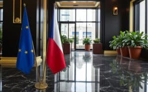 drapeau Tchequie et UE