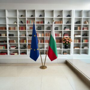 drapeau bulgarie avec mât