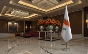 drapeau Chypre sur hampe