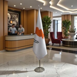 drapeau Chypre pour bureau