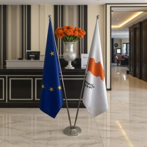drapeau Chypre pour bureau
