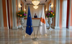 drapeau Chypre pour bureau