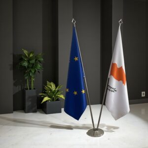 drapeau Chypre et UE