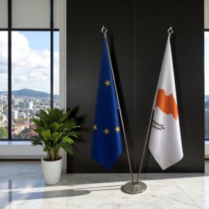 drapeau Chypre et UE