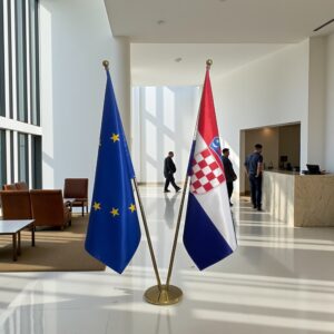 drapeau Croatie pour bureau