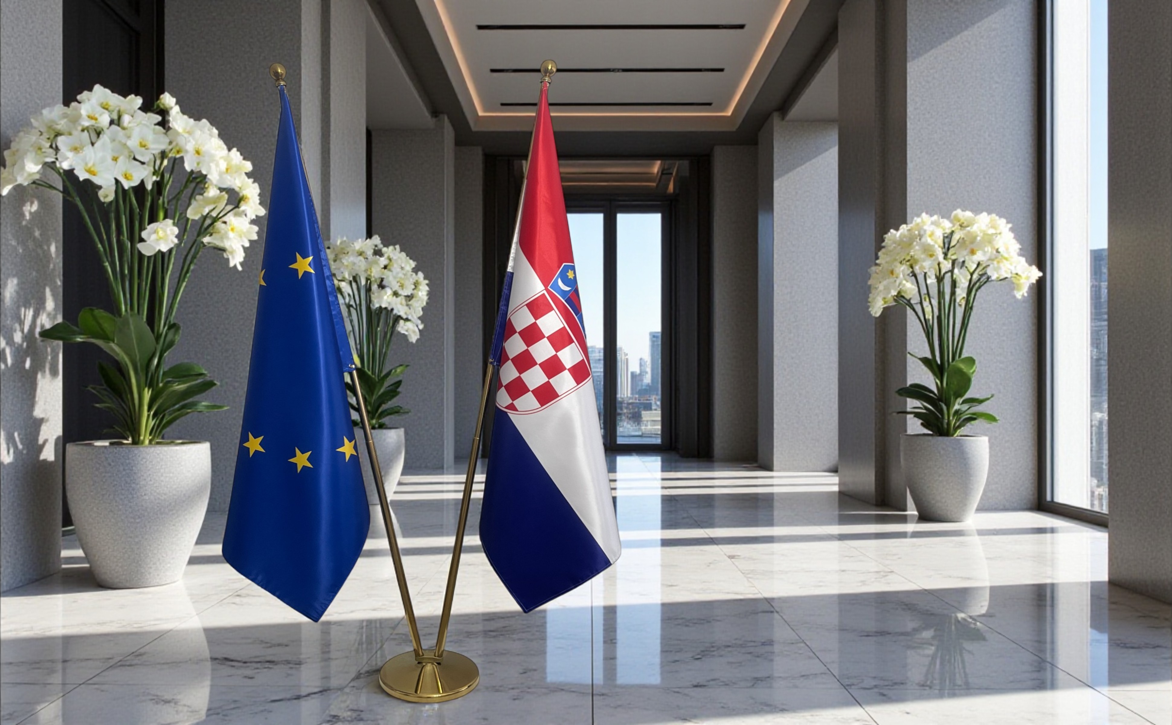 drapeau Croatie pour bureau
