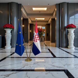 drapeau Croatie pour bureau