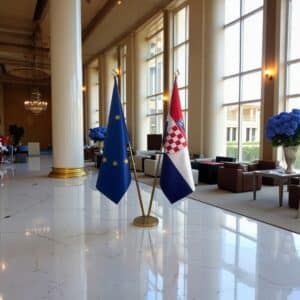 drapeau Croatie pour bureau