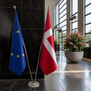 drapeau Danemark et UE