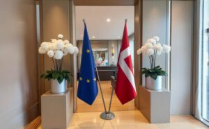 drapeau Danemark et UE
