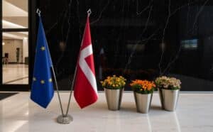 drapeau Danemark et UE