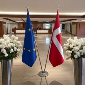 drapeau Danemark et UE
