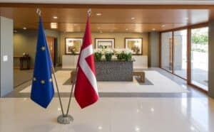 drapeau Danemark et UE