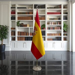 drapeau espagne sur hampe