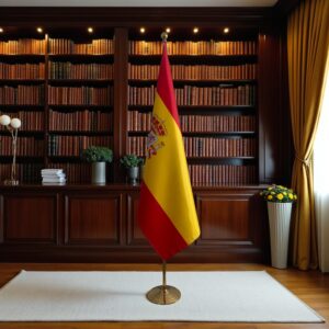 drapeau espagne pour bureau