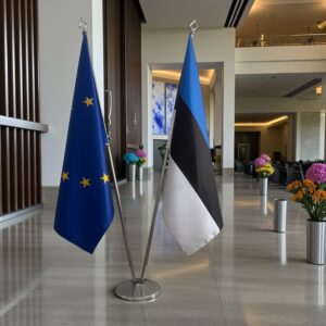 drapeau estonie et UE