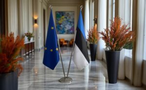 drapeau estonie et UE