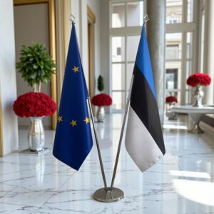 drapeau estonie et UE