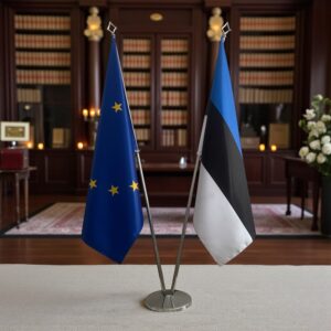 drapeau estonie et UE