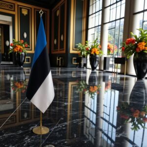 drapeau estonie pour bureau