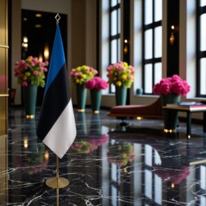drapeau estonie pour bureau