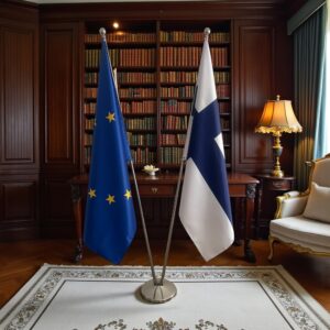 drapeau Finlande et UE