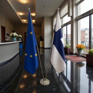 drapeau Finlande et UE