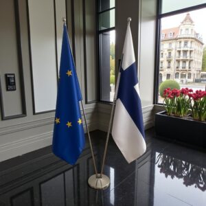 drapeau Finlande et UE