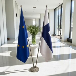 drapeau Finlande et UE