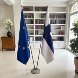 drapeau Finlande et UE