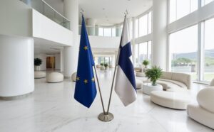 drapeau Finlande et UE