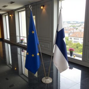 drapeau Finlande et UE
