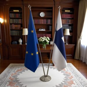 drapeau Finlande et UE