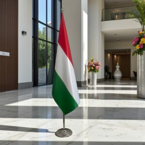 drapeau Hongrie sur pied