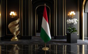 drapeau Hongrie pour bureau