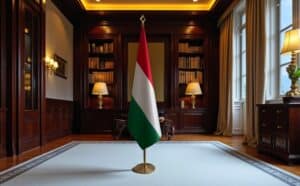 drapeau Hongrie pour bureau