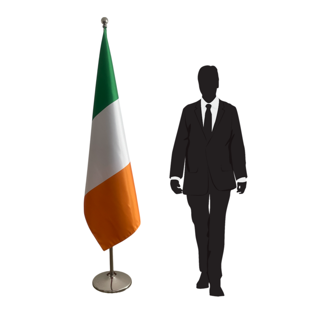 drapeau irlande sur hampe