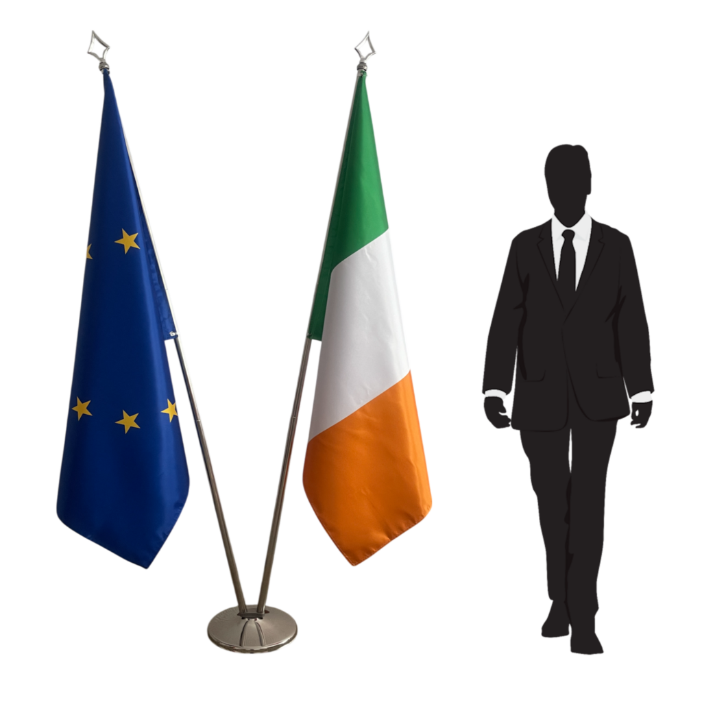 drapeau irlande sur hampe