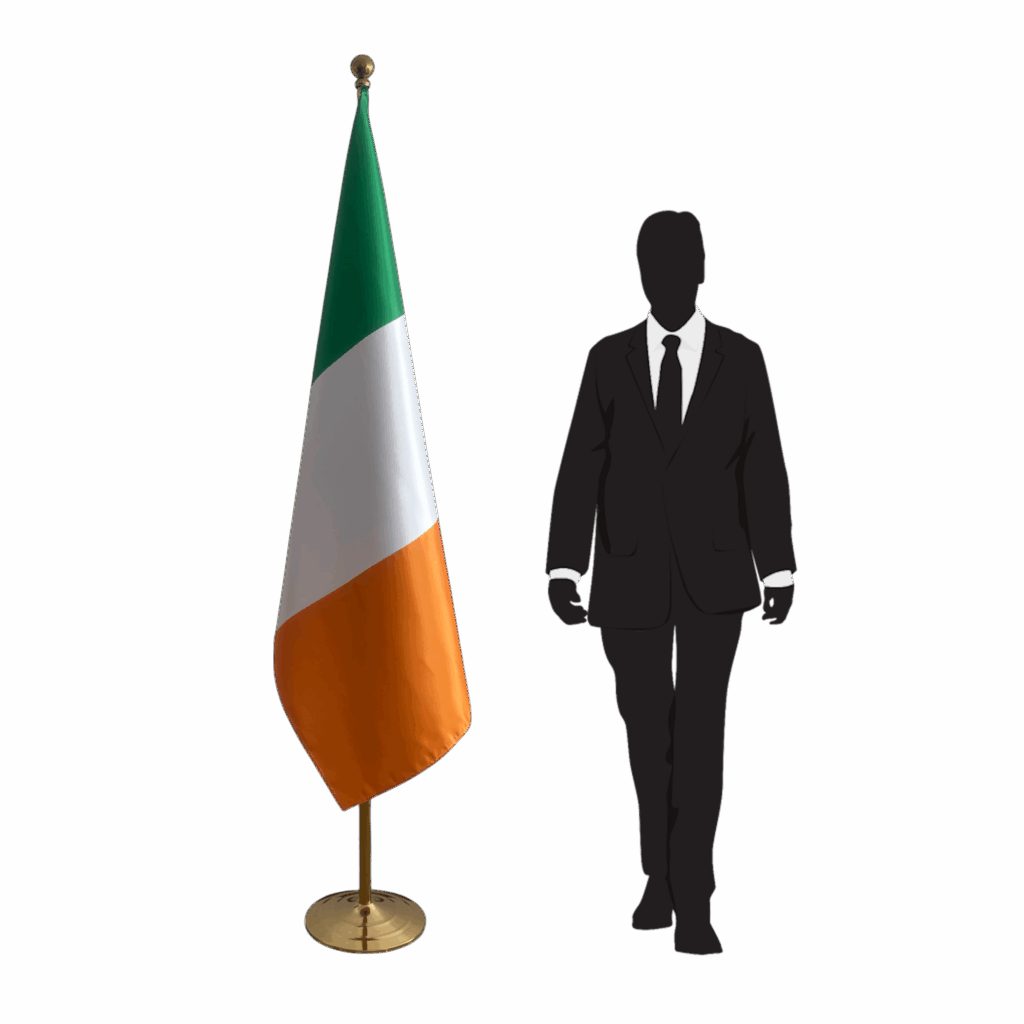 drapeau irlande sur hampe