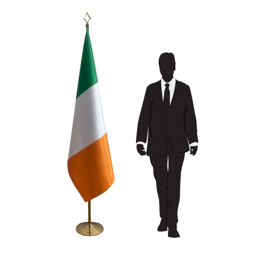 drapeau irlande sur hampe