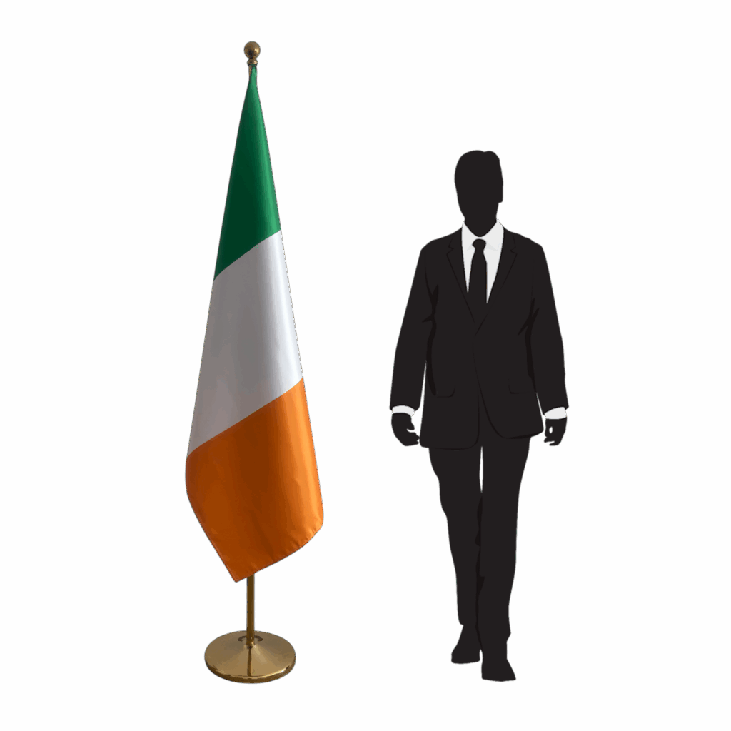 drapeau irlande sur hampe