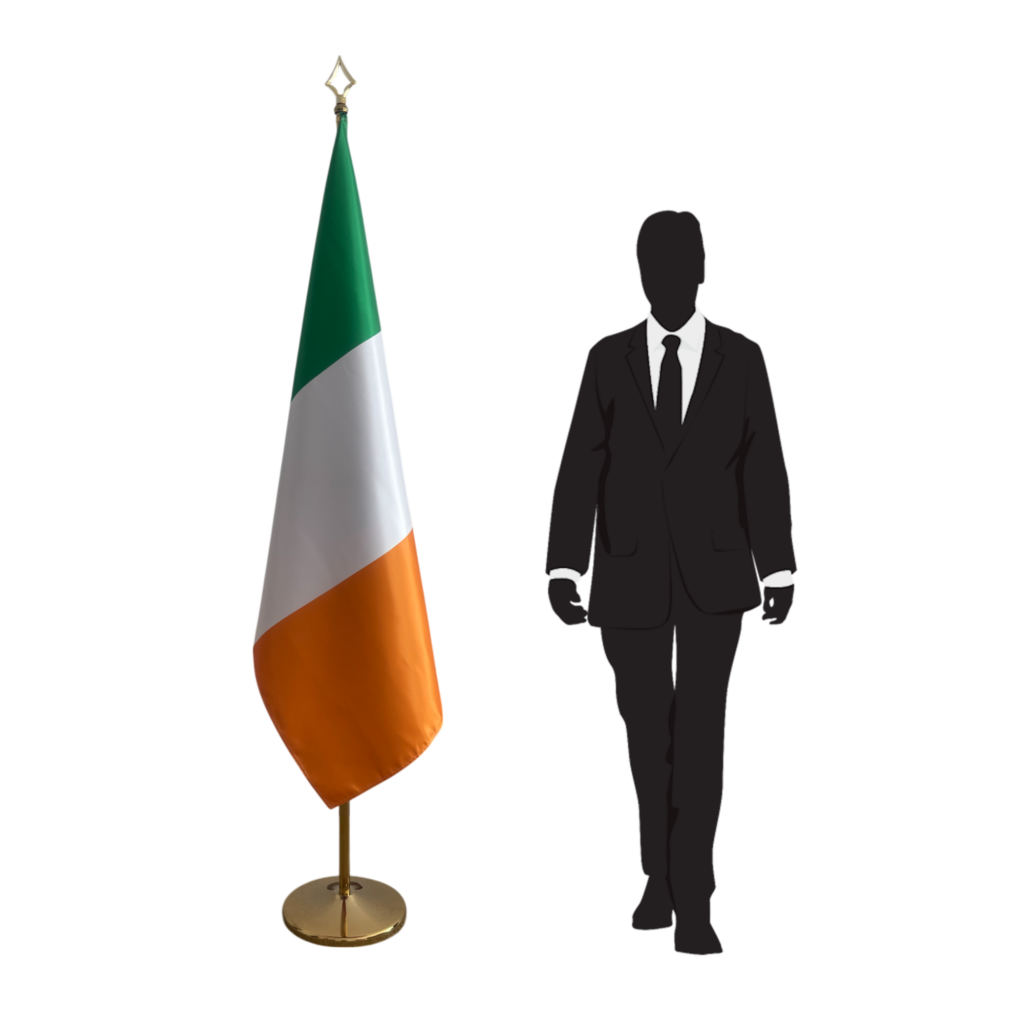 drapeau irlande sur hampe