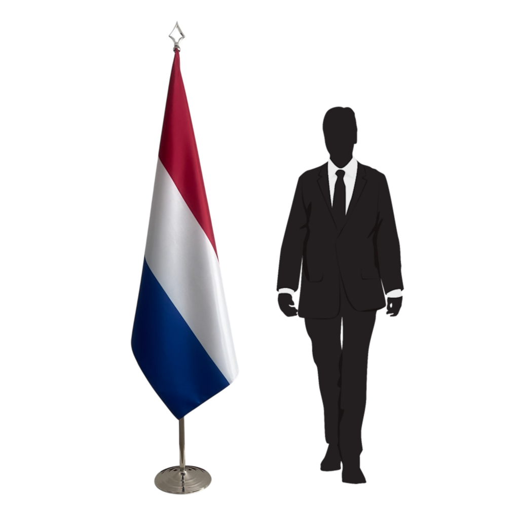 Drapeau Pays-Bas sur pied