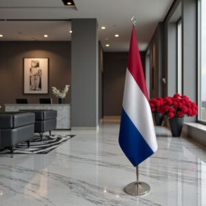 drapeau Pays-Bas sur hampe