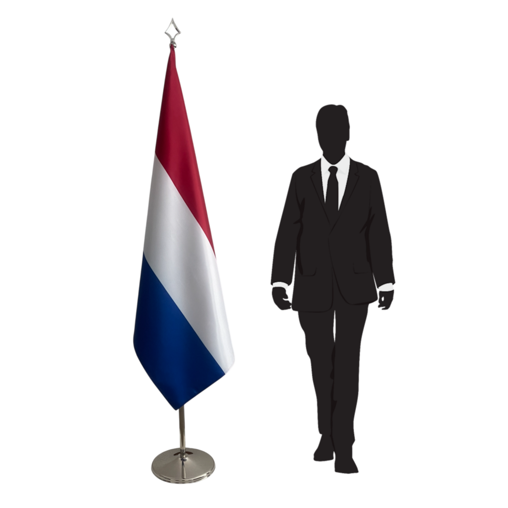 Drapeau Pays-Bas sur pied