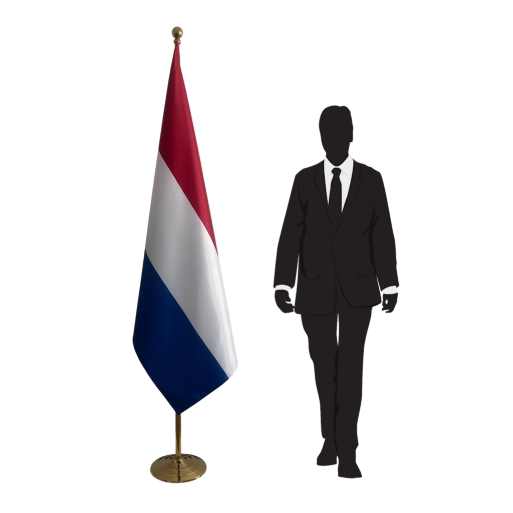Drapeau Pays-Bas sur pied