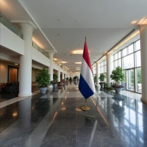 drapeau Pays-Bas sur hampe