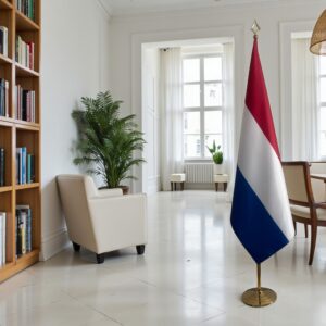 drapeau Pays-Bas sur hampe