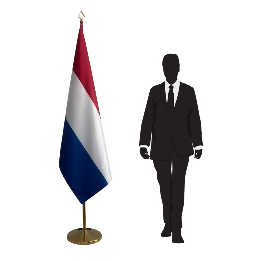 Drapeau Pays-Bas sur pied