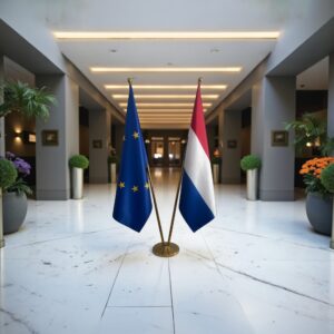 drapeau Pays-Bas et UE
